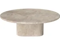 Konferenční stolek Eida Ø90 cm, více variant - Bolia Varianta: Beige marble, výška 28 cm