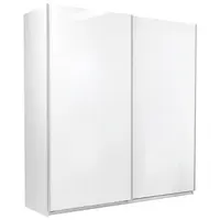 MID.YOU ŠATNÍ SKŘÍŇ S POSUVNÝMI DVEŘM, bílá, 200/210/62 cm