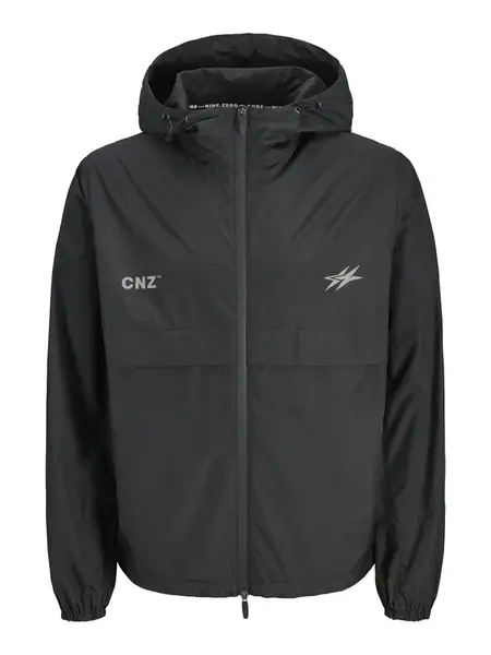 JACK & JONES Prechodná bunda 'COCNZ PARIS'  sivá / čierna