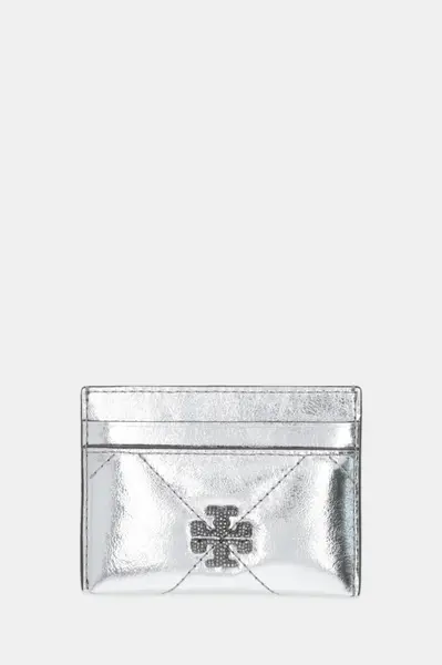 Kožené pouzdro na karty Tory Burch Kira Diamond