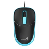 Myš drátová, Genius DX-123, černo-modrá, optická, 1200DPI
