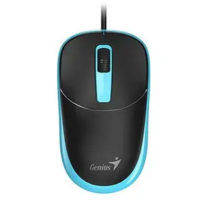 Myš drátová, Genius DX-123, černo-modrá, optická, 1200DPI