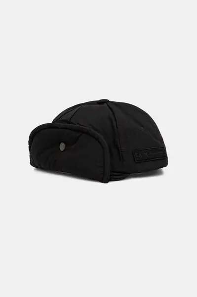 Kšiltovka Armani Exchange černá barva, XM001517 AF16340