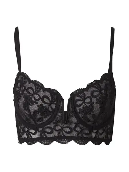 WILD LOVERS Podprsenka 'MILANA'  čierna