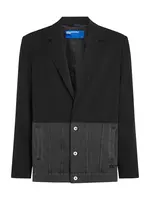 KARL LAGERFELD JEANS Prechodná bunda  čierna / čierny denim