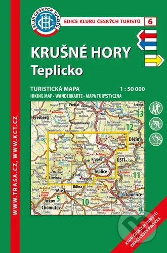Krušné hory, Teplicko 1:50 000 (Turistická mapa) - kniha z kategorie Mapy