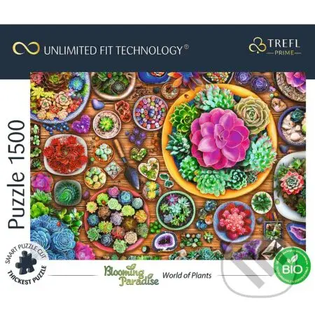 Trefl Puzzle 1500 UFT - Svet rastlín - puzzle z kategorie Umělecké