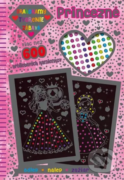Drahokamy, tvorenie, zábava: Princezné - kniha z kategorie Omalovánky
