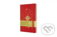 Moleskine – čínsky zápisník (červený) (stredný, linajkovaný)