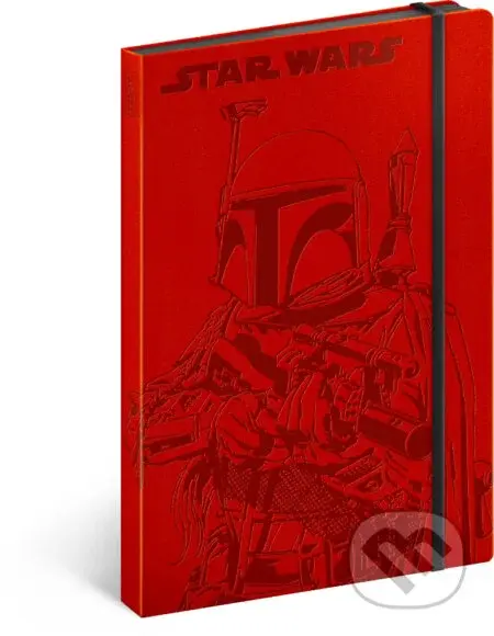 Notes Star Wars – Hunter (nelinkovaný s gumičkou na uzavření)