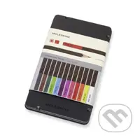 Akvarelové farebné ceruzky Moleskine - kovový box - 12 farieb