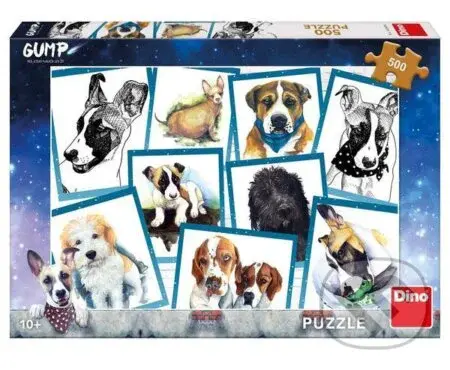 Pes Gump a kamarádi - puzzle z kategorie 300 a víc dílků