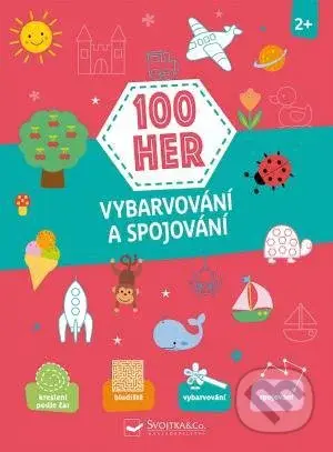 100 her, Vybarvování a spojování - kniha z kategorie Naučné knihy