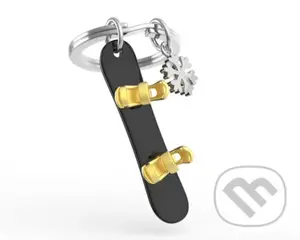 Kľúčenka - Zimná kolekcia / Snowboard a vločka