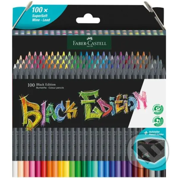 Pastelky Black Edition set 100 farebné,Pastelky Black Edition set 100 farebné