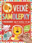 Veľké samolepky a maľovanky pre malé ruky: Divé zvieratá - kniha z kategorie Omalovánky