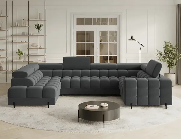 Sedací souprava Fectory Provedení: Levá U, látka: Sola 6