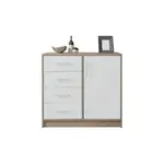 Komoda Smart SRK2 Dveře: Dub sonoma / Bílá