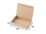 50 ks - Minikrabica/krabička 137x90x34 3VVL hnedá