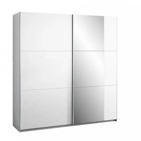 Šatní skříň Bastia Barva korpusu: Bílá, Rozměry: 200 cm