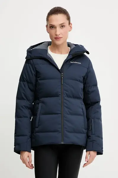 Lyžařská bunda Peak Performance Shred tmavomodrá barva, G80464