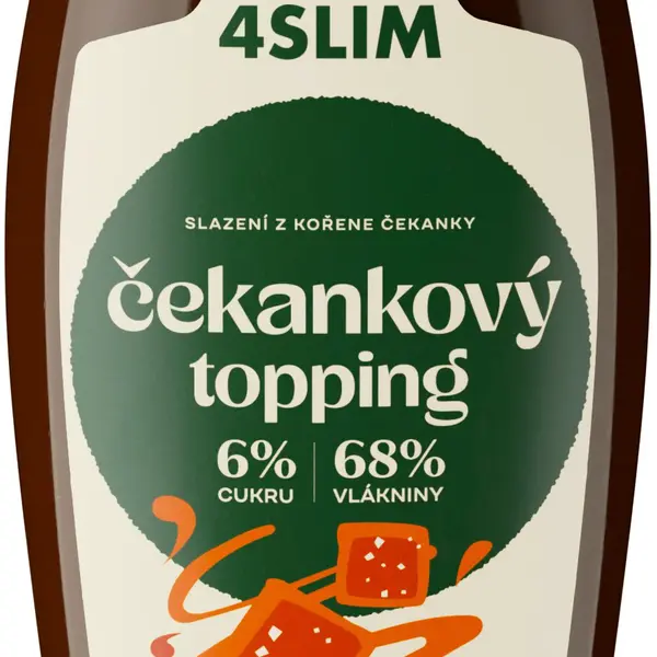 4SLIM Čekankový topping slaný karamel 330 g