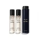 CHANEL Bleu de chanel OPAKOVANĚ PLNITELNÝ FLAKÓN TWIST AND SPRAY –  PARFUM - 3X20 ML 3x 20 ml