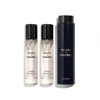 CHANEL Bleu de chanel OPAKOVANĚ PLNITELNÝ FLAKÓN TWIST AND SPRAY –  PARFUM - 3X20 ML 3x 20 ml