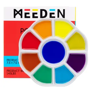 Porcelánová paleta kulatá 9 důlků průměr 19cm