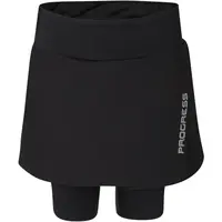 PROGRESS VUELTA SKIRT Dámská cyklistická sukně, černá, velikost