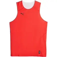 Puma HOOPS TEAM REVERSE PRACTICE JERSEY Pánský basketballový dres, červená, velikost