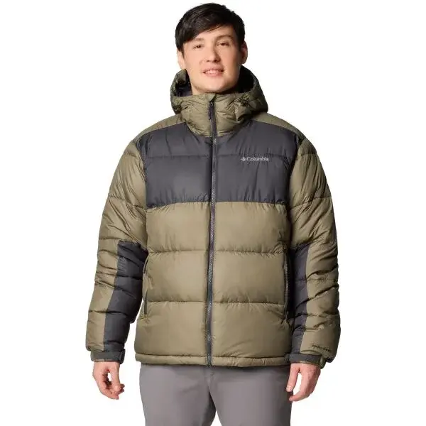 Columbia PIKE LAKE II HOODED Pánská bunda, khaki, velikost