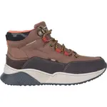 ALPINE PRO BYNNO Dětská kotníková obuv, hnědá, velikost