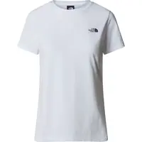 The North Face W S/S SIMPLE DOME SLIM TEE Dámské tričko, bílá, velikost