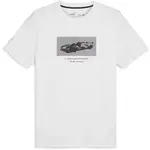 Puma BMW M MOTORSPORT NEW ESSENTIALS CAR CRAPHIC TEE Pánské triko, bílá, velikost