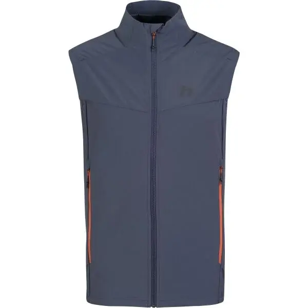 Hannah SEUMAS VEST Pánská softshellová vesta, tmavě šedá, velikost