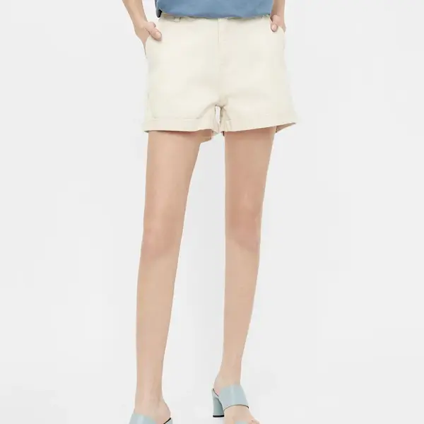 Krémové džínové kraťasy .OBJECT Penny - Dámské