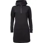 Willard AYSU Dlouhé dámské mikinové šaty, černá, velikost