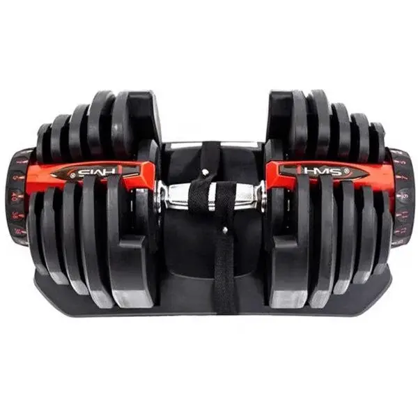 HMS SR80 Jednoruční činka vario, černá, velikost 40 KG