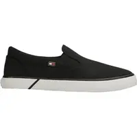 Tommy Hilfiger VULC CANVAS Dámská slip-on obuv, černá, velikost