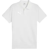 Puma TEAMEVOSTRIPE POLO Pánské polo triko, bílá, velikost XXXL
