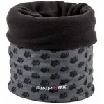 Finmark MULTIFUNCTIONAL SCARF Multifunkční šátek s fleecem, šedá, velikost