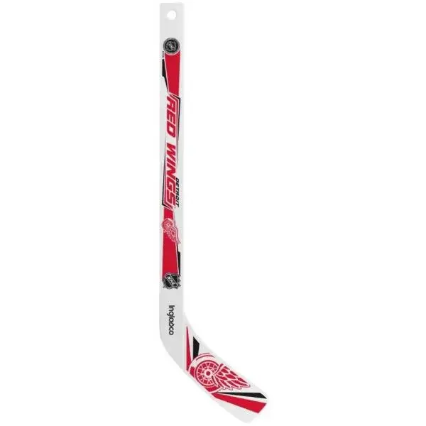 INGLASCO DETROIT RED WINGS NHL Dekorační hokejka, bílá, velikost
