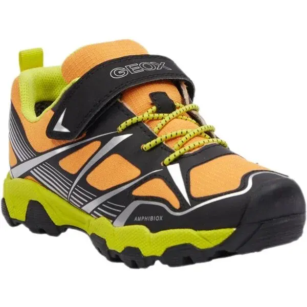 Geox J MAGNETAR B ABX Chlapecké tenisky, oranžová, velikost