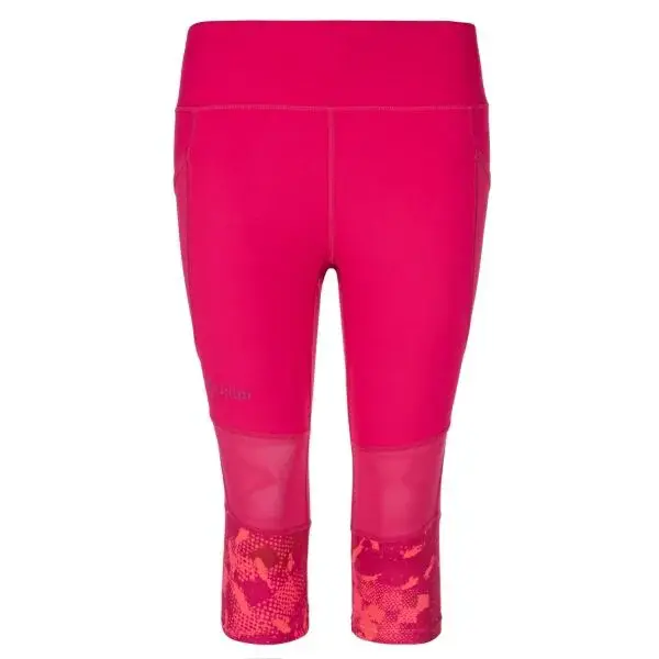 KILPI SOLAS Dámské 3/4 legíny, růžová, velikost
