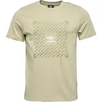 Umbro FTBL BOX GRAPHIC TEE Pánské triko, béžová, velikost