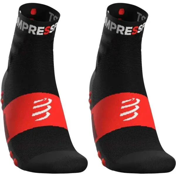 Compressport TRAINING SOCKS 2-PACK Sportovní ponožky, černá, velikost