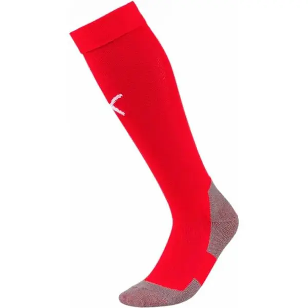 Puma LIGA SOCKS CORE Fotbalové štulpny, červená, velikost 43-46