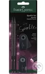 Grafitová ceruzka Sparkle set black-rose BL