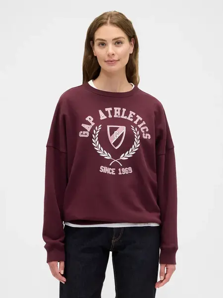 Oversize mikina s logem Gap Athletic - Dámské
